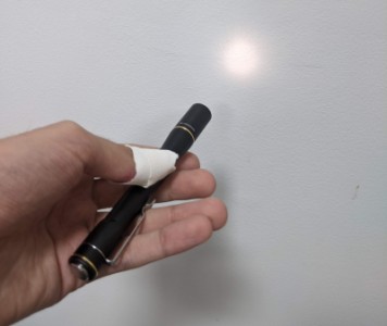 Intensidade fraca na claridade